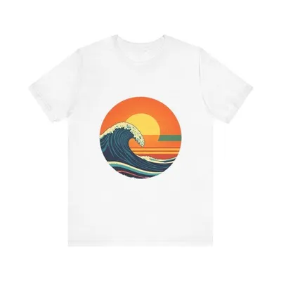 Retro Ocean Wave T-Shirt