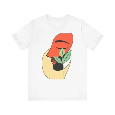 Abstract One Line Face Abstract Art T-Shirt