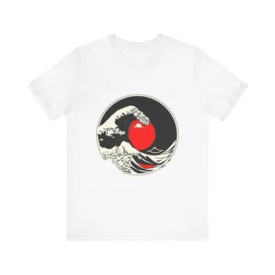 Great Cresting Wave Mount Japanese Ukiyo-e T-Shirt