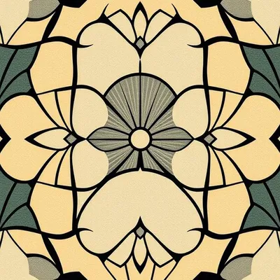 Art Deco Geometric Pattern Printable Wall Art